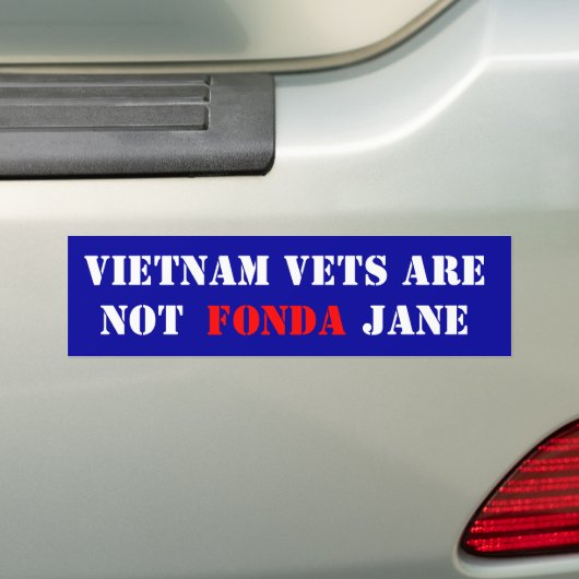 Vietnam-Tierarzt sind nicht Fonda Jane Autoaufkleber (Auf Auto)