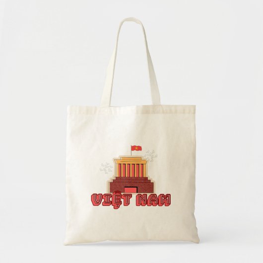 VIETNAM Tote Bag - Ho Chi Minh Mausoleum Tragetasche (Vorne)