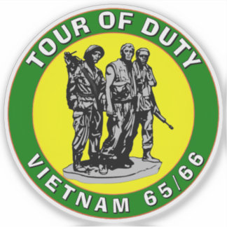 VIETNAM TOUR OF DUTY Sticker