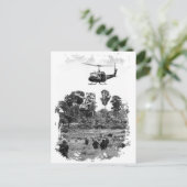 Vietnam-Truppen Postkarte (Stehend Vorderseite)