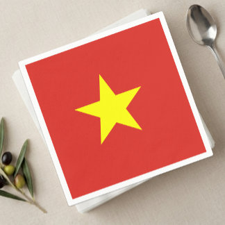 Vietnam Tücher, Vietnamesische Flagge Party / Spor Serviette
