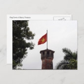 Vietnam-Turm Postkarte (Vorne/Hinten)