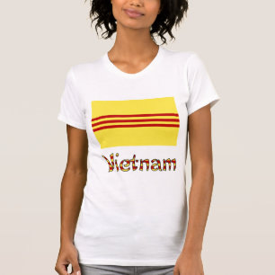 Vietnam und südvietnamesische Flagge T-Shirt