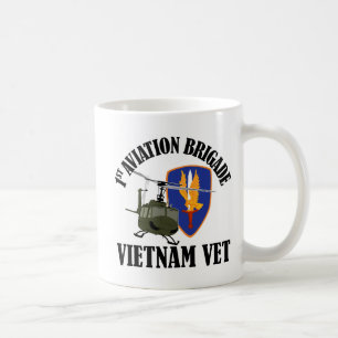 Vietnam Vet - 1st AVN BDE UH-1 Kaffeetasse