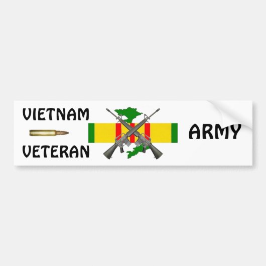 Vietnam Vet ARMY Autoaufkleber (Vorne)