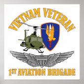 Vietnam Vet Aviator Wings Poster (Vorne)