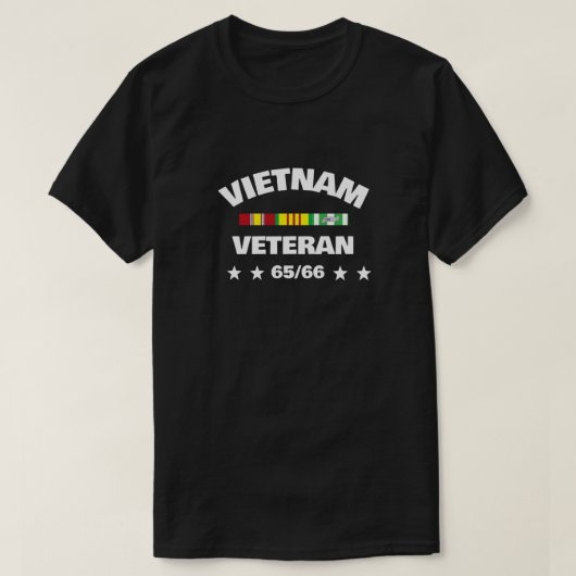 VIETNAM VETERAM 65/66 T - Shirt (Design vorne)