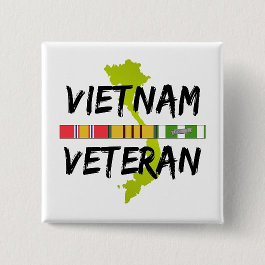 Vietnam-Veteran Button (Vorderseite)