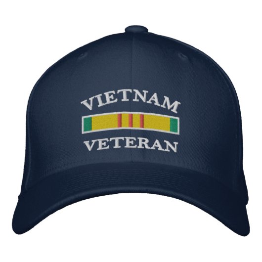 Vietnam Veteran Cap Bestickte Baseballkappe (Vorderseite)