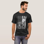 Vietnam Veteran Cool American Flag Military Army S T-Shirt (Vorne ganz)