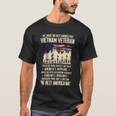 Vietnam Veteran das beste Amerika war stolz T-Shirt (Vorderseite)