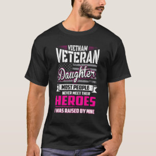 Vietnam Veteran Daughter von meinem Helden Veteran T-Shirt