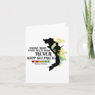 Vietnam Veteran diejenigen, die den Krieg gesehen  Karte