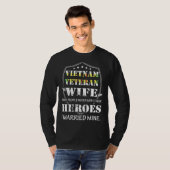 Vietnam Veteran Ehefrau Die meisten Menschen treff T-Shirt (Vorne ganz)