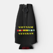 VIETNAM VETERAN FLASCHENKÜHLER (Rückseite)