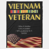 VIETNAM VETERAN FLEECEDECKE (Vorderseite)