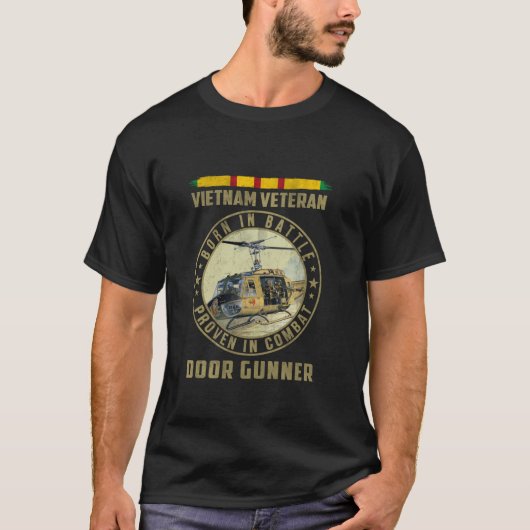 Vietnam Veteran Geboren in Schlacht bewiesen im Ka T-Shirt (Vorderseite)