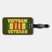 Vietnam-Veteran Gepäckanhänger (Rückseite horizontal)