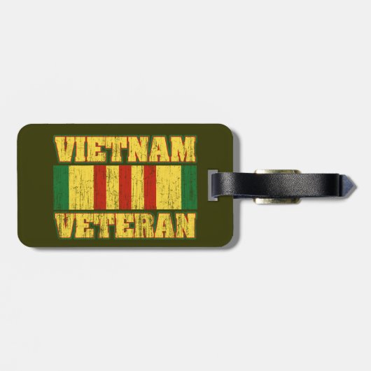 Vietnam-Veteran Gepäckanhänger (Rückseite horizontal)