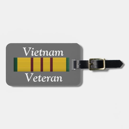 Vietnam Veteran - Gepäckmarke Gepäckanhänger (Vorderseite horizontal)
