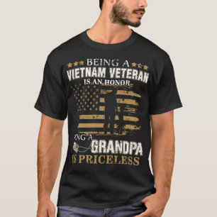 Vietnam Veteran Ist Eine Ehre Opa Ist Unbezahlbar T-Shirt