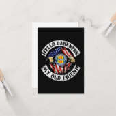 Vietnam Veteran Karte (Vorderseite/Rückseite Beispiel)