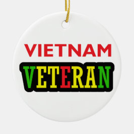Vietnam Veteran Keramik Ornament