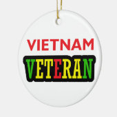 Vietnam Veteran Keramik Ornament (Links)