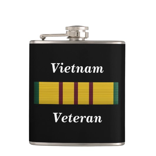 Vietnam Veteran - Kolben Flachmann (Vorderseite)