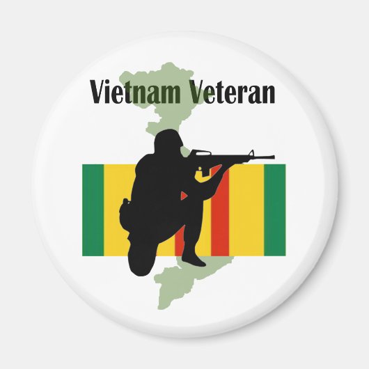 Vietnam Veteran Magnet (Vorne)