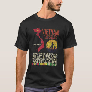 Vietnam Veteran manchmal schaue ich zurück auf mei T-Shirt