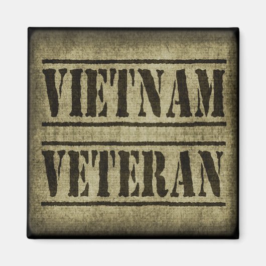 Vietnam - Veteran Militär Magnet (Vorne)