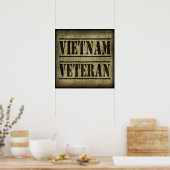 Vietnam - Veteran Militär Poster (Küche)