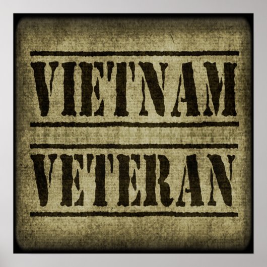 Vietnam - Veteran Militär Poster (Vorne)