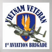 Vietnam Veteran Mohawk Poster (Vorne)