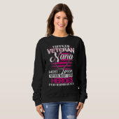 Vietnam Veteran Nana Raised By My Hero  Veteran Da Sweatshirt (Vorne ganz)