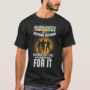 Vietnam Veteran Opa Soldier Großtochter T-Shirt