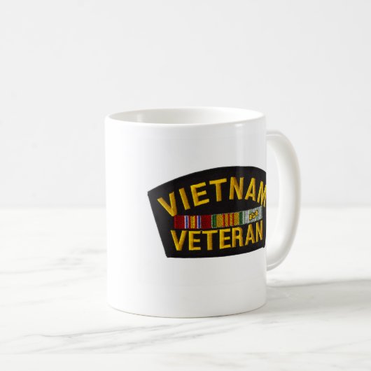 VIETNAM Veteran Patch Kaffeetasse (VorderseiteRechts)