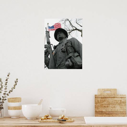 Vietnam Veteran Poster (Küche)