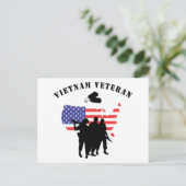 Vietnam Veteran Postkarte (Stehend Vorderseite)