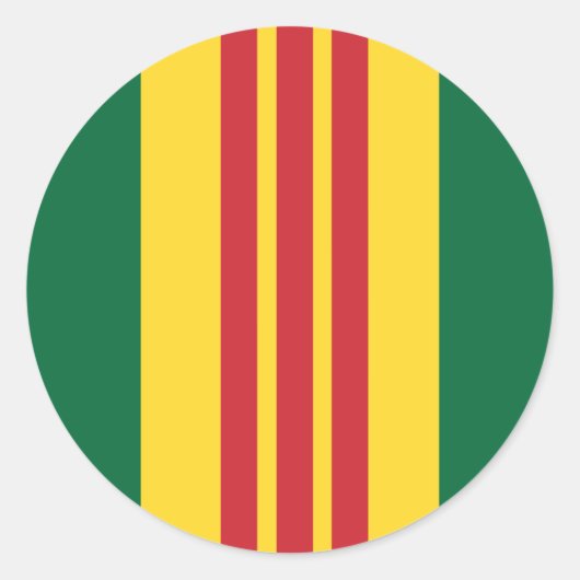 Vietnam Veteran Runder Aufkleber (Vorderseite)