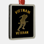 VIETNAM VETERAN SOLDIER IN GOLD SILBERNES ORNAMENT (Rechts)