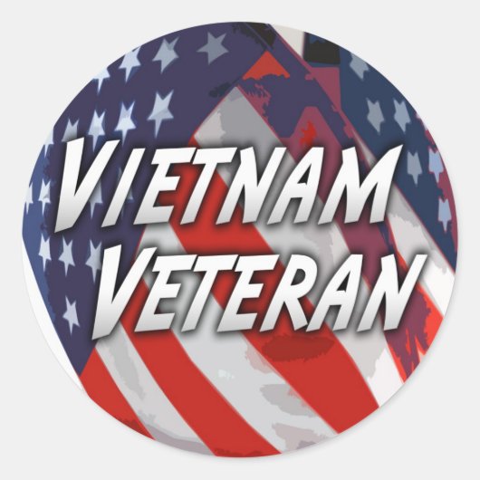 Vietnam Veteran Sticker (Vorderseite)