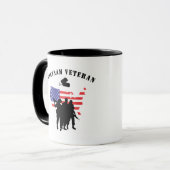 Vietnam-Veteran Tasse (Vorderseite Links)