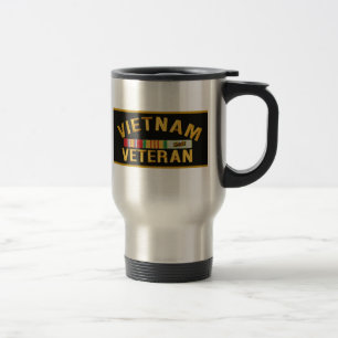 VIETNAM VETERAN-Tasse Reisebecher