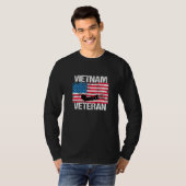 Vietnam Veteran Transport Helicopter US Flag T-Shirt (Vorne ganz)