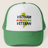 Vietnam-Veteran Truckerkappe (Vorderseite)