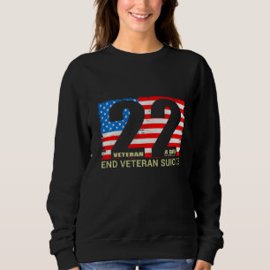 Vietnam Veteran U S Flag Patriotic Sweatshirt