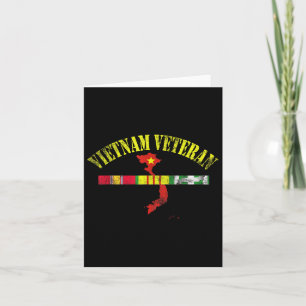 Vietnam Veteran USA-Flaggen-Gedenkstätte Patriotis Karte