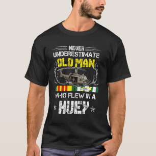 Vietnam Veteran Vet Ähm 1 Huey Helicopter T-Shirt